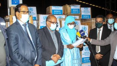 صورة منظمة الصحة العالمية تمنح موريتانيا معدات طبية