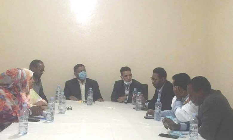 صورة اجتماع تنفيذي نقابة الصحفيين لنقاش قضية الصحفي الاستقصائي السالك زيد