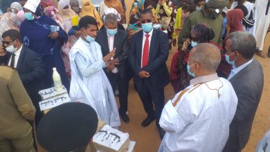 صورة كيفة/ والي الولاية يشرف على انطلاق عملية تحسيس ضد كوفيد