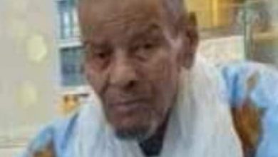 صورة وكالة كيفه أون لاين تعزي في وفاة الوالد الفاضل إشريف ولد محمد محمود