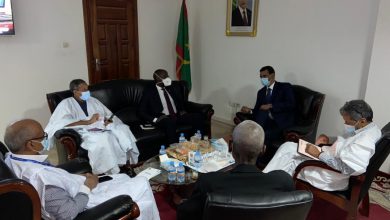 صورة رئيس الهابا يستقبل الممثل المقيم لبرنامج الأمم المتحدة بموريتانيا