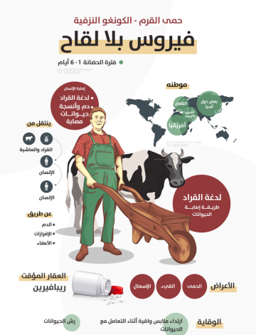 صورة معلومات عن حمى القرم الكونغو النزيفية