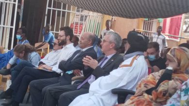صورة كيفه / السفير الفرنسي في زيارة لمقر التحالف الموريتاني الفرنسي