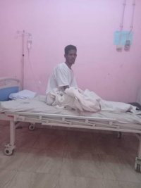 صورة معلومات عن الوضعية الصحية للناجي من بئرالتنقيب