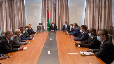 صورة رئيس الجمهورية يلتقي ولاة ولايات موريتانيا