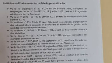 صورة وزيرة البيئة تسحب صلاحيات التوقيع من أمينها العام