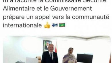 صورة بنت خطري : موريتانيا تستعد لرفع نداء للمجتمع الدولي