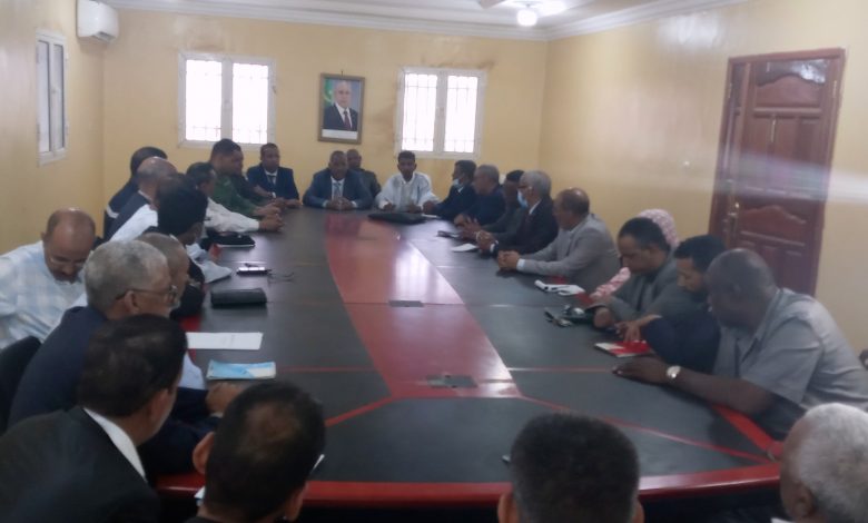 صورة كيفه/ الوالي يترأس اجتماعا  برؤساء المصالح الادارية