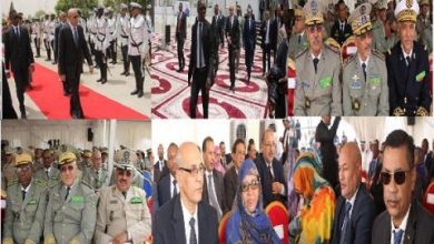 صورة رئيس الجمهوية يشرف على تدشين المقر الجديد لوزارة الدفاع