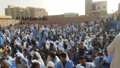 صورة انوذيبو/ حشود كبيرة تحضر محاضرة للشيخ محمد الحسن الددو