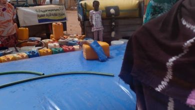 صورة كيفه / جمعية الكرامة الخيرية تضع خزانا لسقاية الفقراء في حي المطار