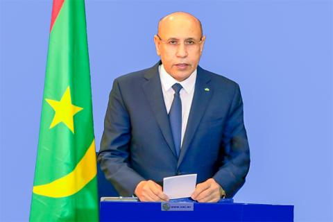 صورة الى فخامة  رئيس الجمهورية محمد ولد الشيخ الغزواني