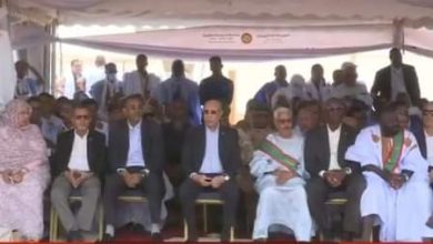 صورة تامشكط / رئيس الجمهورية  يطلق الحملة الزراعية ويعد الموريتانيين بغد مشرق