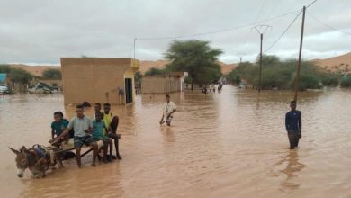 صورة عمدة “تامورت انعاج” ينادي لإنقاذ سكان المتضررين من السيول