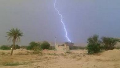 صورة وفاة شخص في ولاية تكانت بسبب صاعقة رعدية