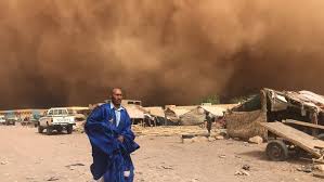 صورة دخلت اسدر / عاصفة قوية تتسبب في خسائر مادية كبيرة