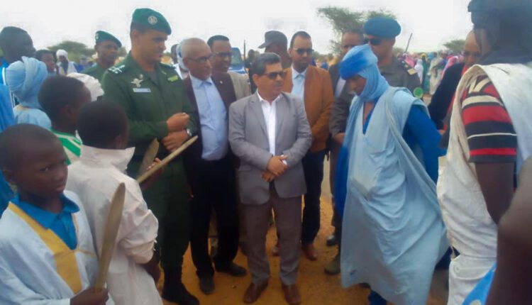 صورة والي لعصابة في زيارة تفقد وتحسيس لبلديتي  انواملين وكورجل