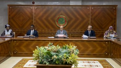 صورة اجتماع استثنائي  لمجلس الوزراء بالقصر الرئاسي اليوم