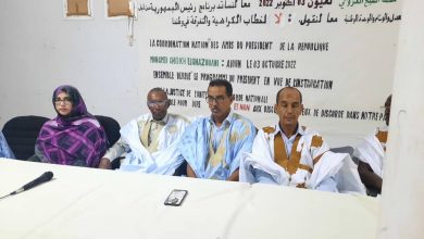 صورة العيون / تظاهرة حاشدة لمنسقية اصدقاء الرئيس غزواني ( تقرير مصور )