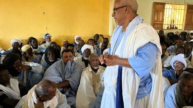 صورة كيفه/ أجتماع حاشد بمنزل زعيم حلف الاصالة والمستقبل سيد محمد ولد محمد الراظي