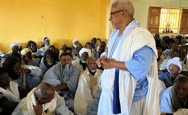 صورة كيفه/ أجتماع حاشد بمنزل زعيم حلف الاصالة والمستقبل سيد محمد ولد محمد الراظي