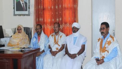 صورة لعصابه /  اباتن ولد العروة  يتسلم  مهامه رسميا