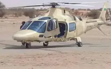 صورة بأوامر رئاسية طائرة عسكرية تقل الاسرة التي تعرضت لحادث سير