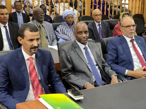 صورة رئيس وأعضاء “الهابا” يؤدون اليمين القانونية