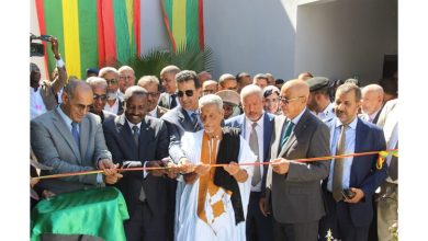 صورة تدشين قاعة جديدة للمؤتمر الأسبوعي للحكومة