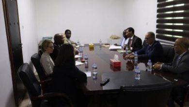 صورة رئيس الهابا يستقبل وفد من هيئة الأمم المتحدة