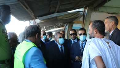 صورة وزيرا  التجارة و الزراعة في زيارة لسوق الخضار لدعم المنتوج المحلي