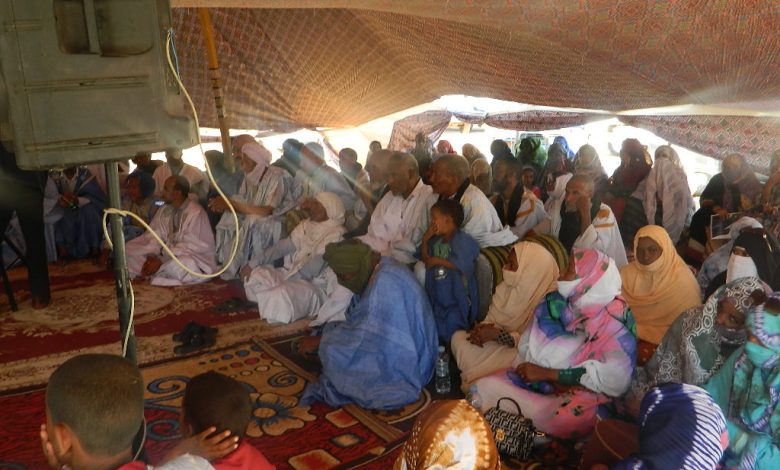 صورة كيفه /  رئيس تيار الوفاء والانصاف الدكتور محمد محمود ولد سيد أبات يترأس تظاهرة حاشدة