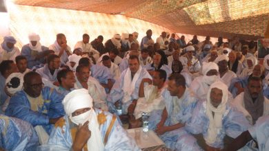 صورة احسي البكاي / تظاهرة حاشدة تقودها مديرة ديوان الوزير الاول عيش فال ميشل