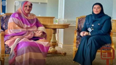 صورة بنت انتهاه تجري مباحثات مع نظيرتها القطرية في الدوحة