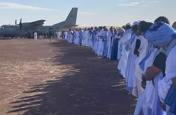 صورة تيشيت / رئيس الجمهورية  يصل المدينة  لإطلاق مهرجان “مدائن التراث”