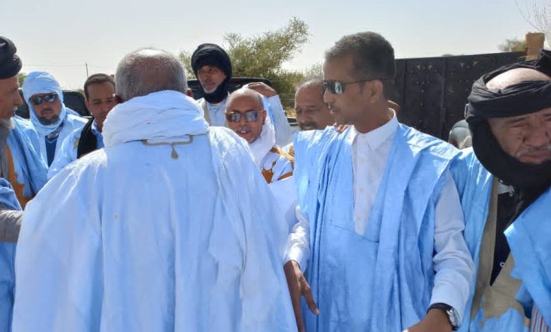 صورة كيفه / داعموا ترشيح المصطف الدده حمادي يستقبلون بعثة حزب الانصاف