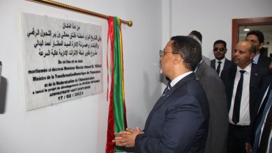 صورة إطلاق مشروع تطوير شبكة الإنترنت الإدارية عالية السرعة