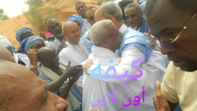 صورة زعيم حلف الاصالة والمستقبل  في استقبال رئيس حزب الانصاف