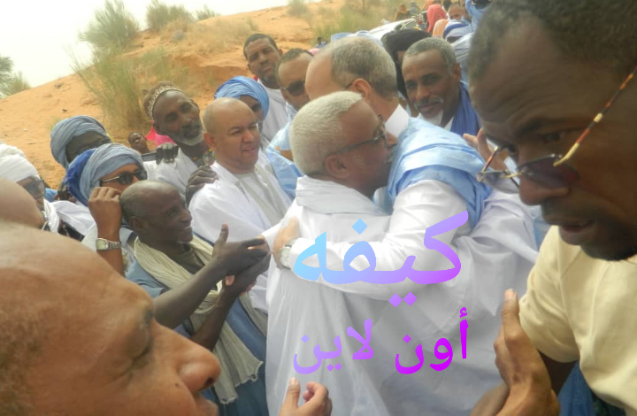 صورة زعيم حلف الاصالة والمستقبل  في استقبال رئيس حزب الانصاف