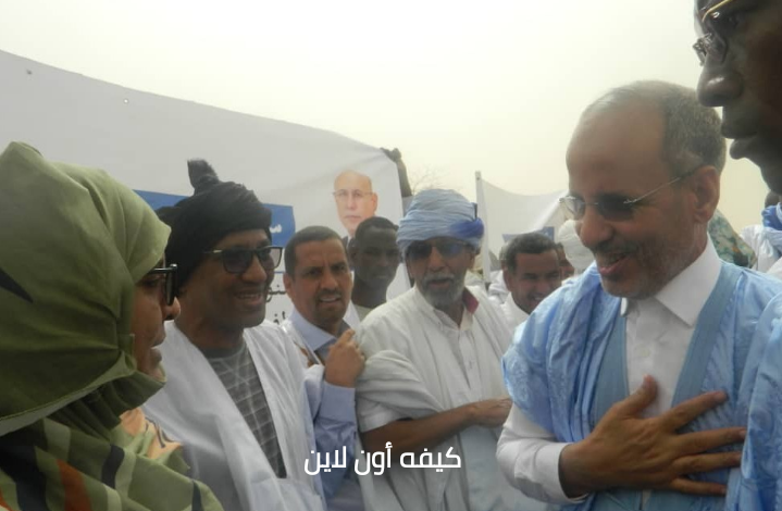 صورة مديرة ديوان الوزير الاول تساهم بقوة في انجاح زيارة رئيس حزب الانصاف