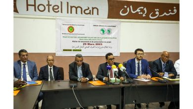 صورة من بينها كيفه  تنظيم ورشة  لدراسة مشروع للصرف الصحي في عدة مدن