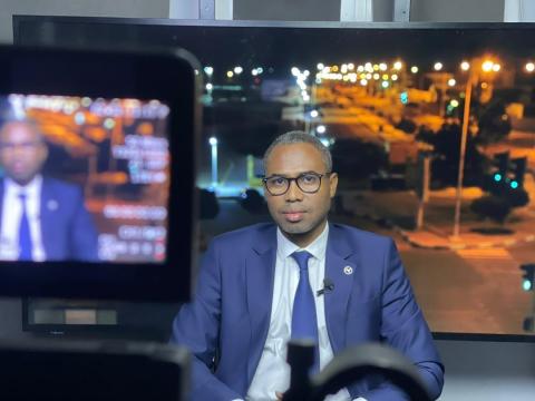 صورة لعصابه / تعيين محمد لخليفه ولد محمد لحمد، مكلفا بالتنسيق بين اللجنة المركزية  للاعلام ومنسقية الحملة