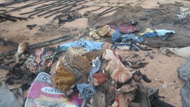 صورة كيفه / ألسنة النيران تلتهم منزلا بحي صونادير دون وقوع خسائر بشرية