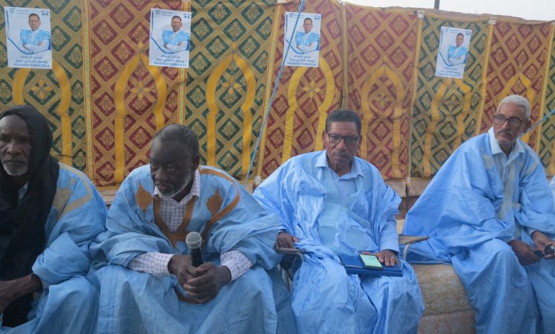 صورة كيفه / أسرة  أهل يب  سلا  تستقبل المترشح يوسف سلا