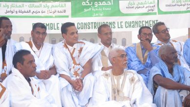 صورة كيفه / احمد ولد الحسين يقود مسيرة دعما لمهرجان كرو