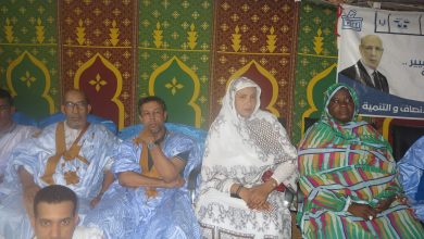 صورة كيفه  / تظاهرة حاشدة دعما لمرشح حزب الانصاف محمد ولد هاشم