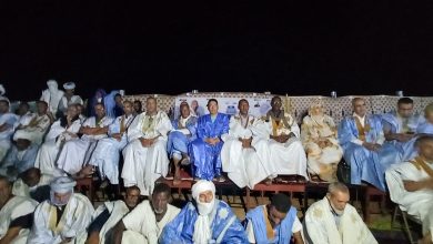 صورة لخذيرات / مهرجان حاشد لدعم مرشح حزب الانصاف المهندس اسلم ولد برار