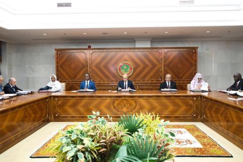 صورة البيان الصادر عقب اطتماع مجلس الوزراء