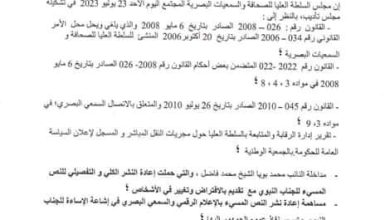 صورة 《 الهابا 》تلزم نائب بالبرلمان  بحذف مداخلته والاعتذار عنها ومنع وسائل الاعلام من نشرها باعتبارها مسيئة