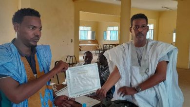 صورة تجكجة / المدير الفني لمشروع  praps يشرف اختتام دورة تكوينة لصالح 53  شابا وفتاة